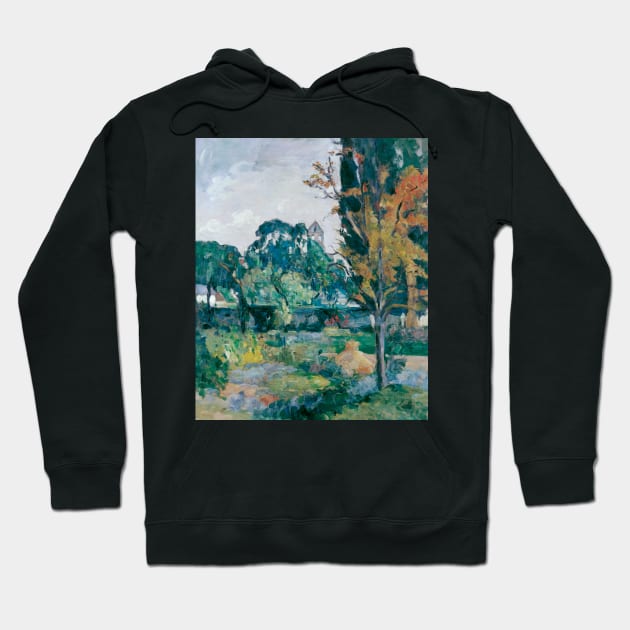 Landscape With Tower by Paul Cezanne Hoodie by Classic Art Stall